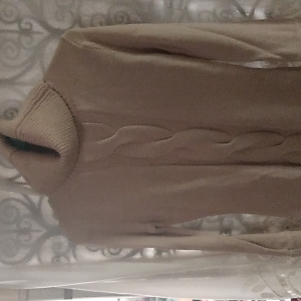 Extra long turtle neck wool sweater/dress by bebe